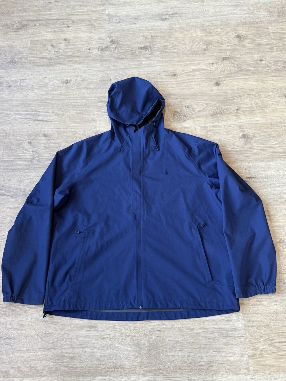 Polo Ralph Lauren Men’s Barrier Windbreaker Jacket Water Repellent Navy Size XXL